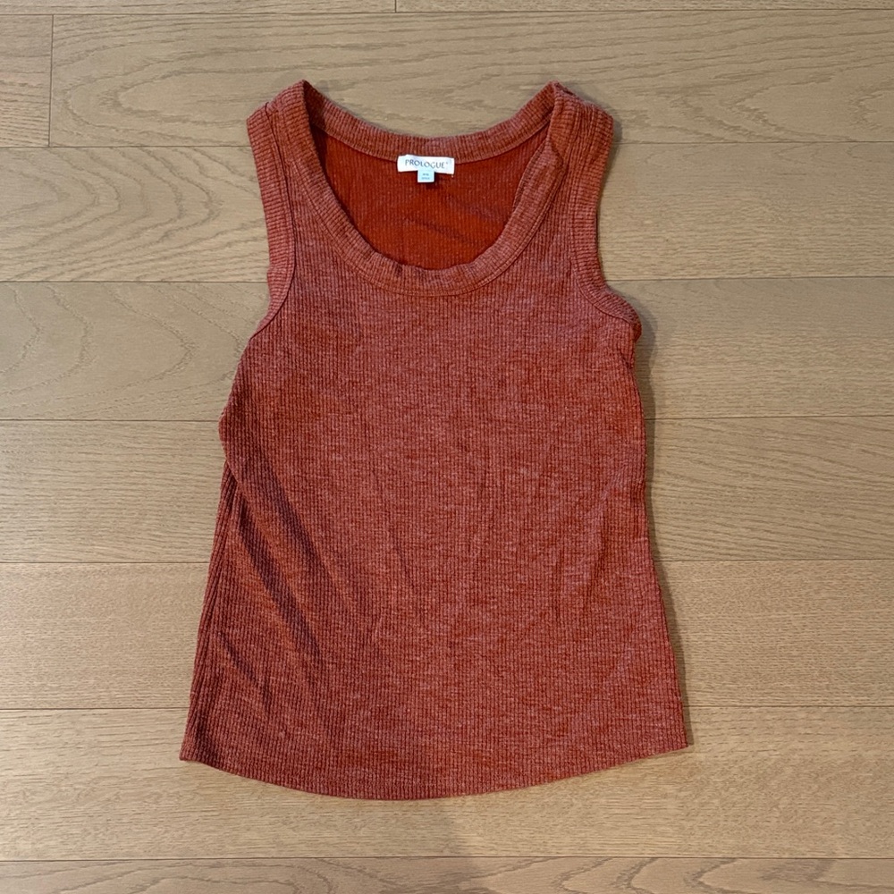 Prologue Terracotta Sleeveless Tank
